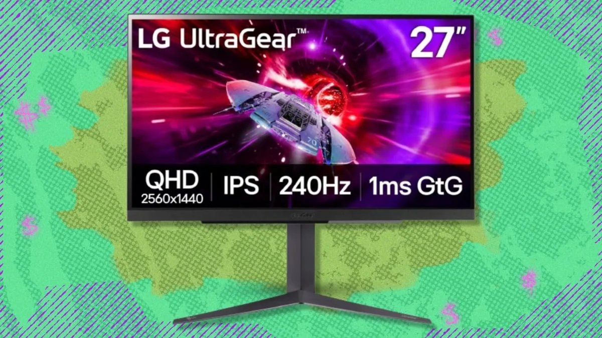 LG UltraGear QHD 27 inç Oyun Monitörü Amazon'da İndirimde: 279.99 Dolar