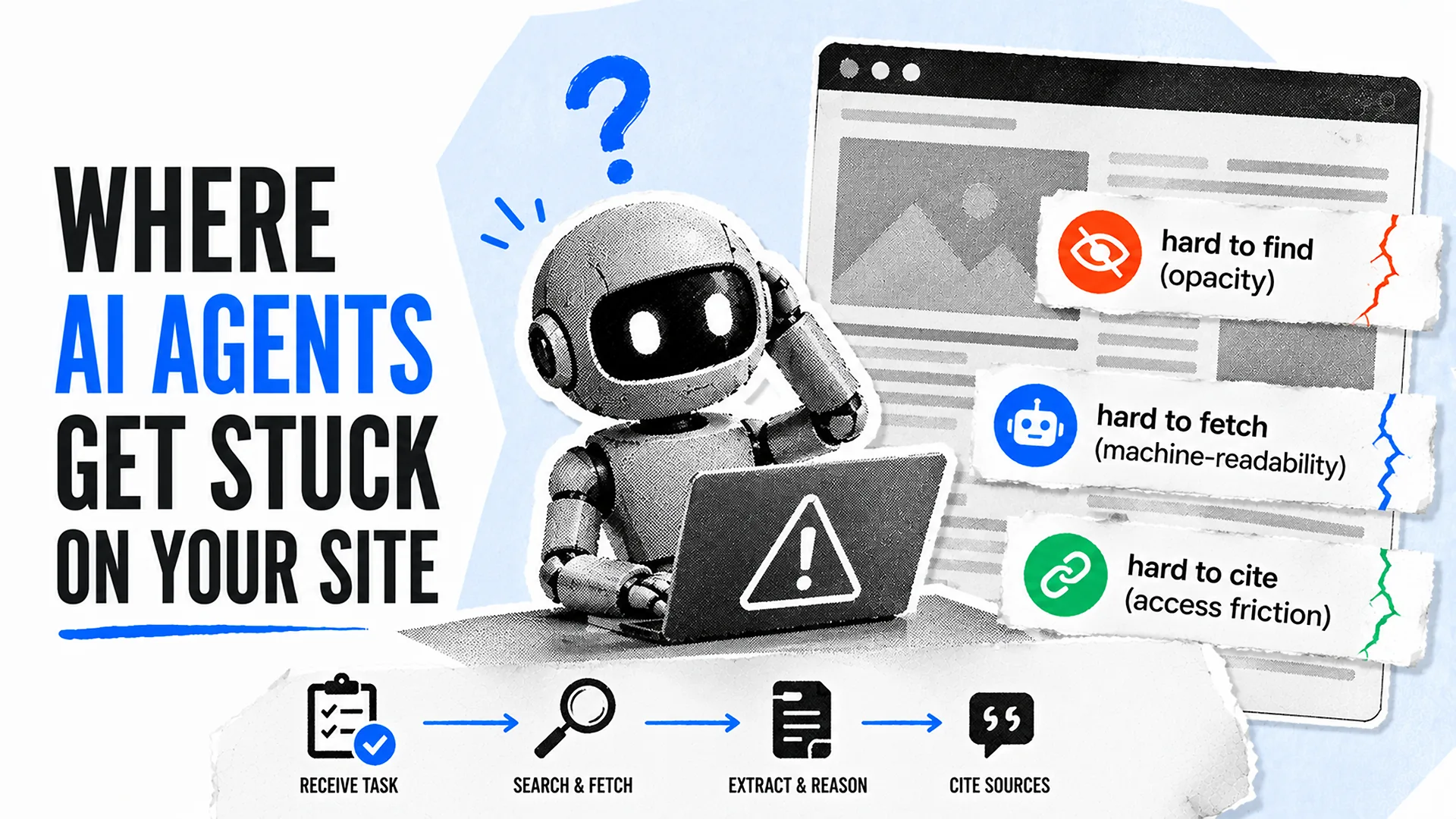 AI Ajanları Web Sitenizde Nerede Takılıp Kalıyor? B2B Sitelerini Bekleyen Kritik Tehlike