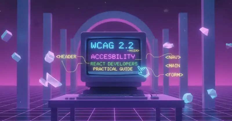 React Uygulamalarında WCAG 2.2 Erişilebilirliği: 2026'da Herkes İçin Çalışan Arayüzler Geliştirme Rehberi