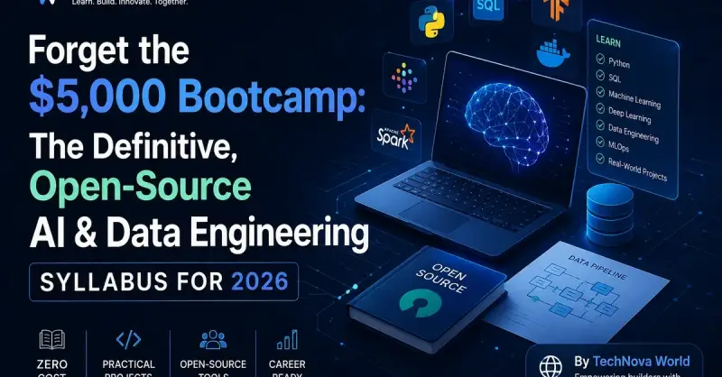 5.000 Dolarlık Bootcamp'e Veda: 2026 için Açık Kaynak Yapay Zeka ve Veri Mühendisliği Müfredatı