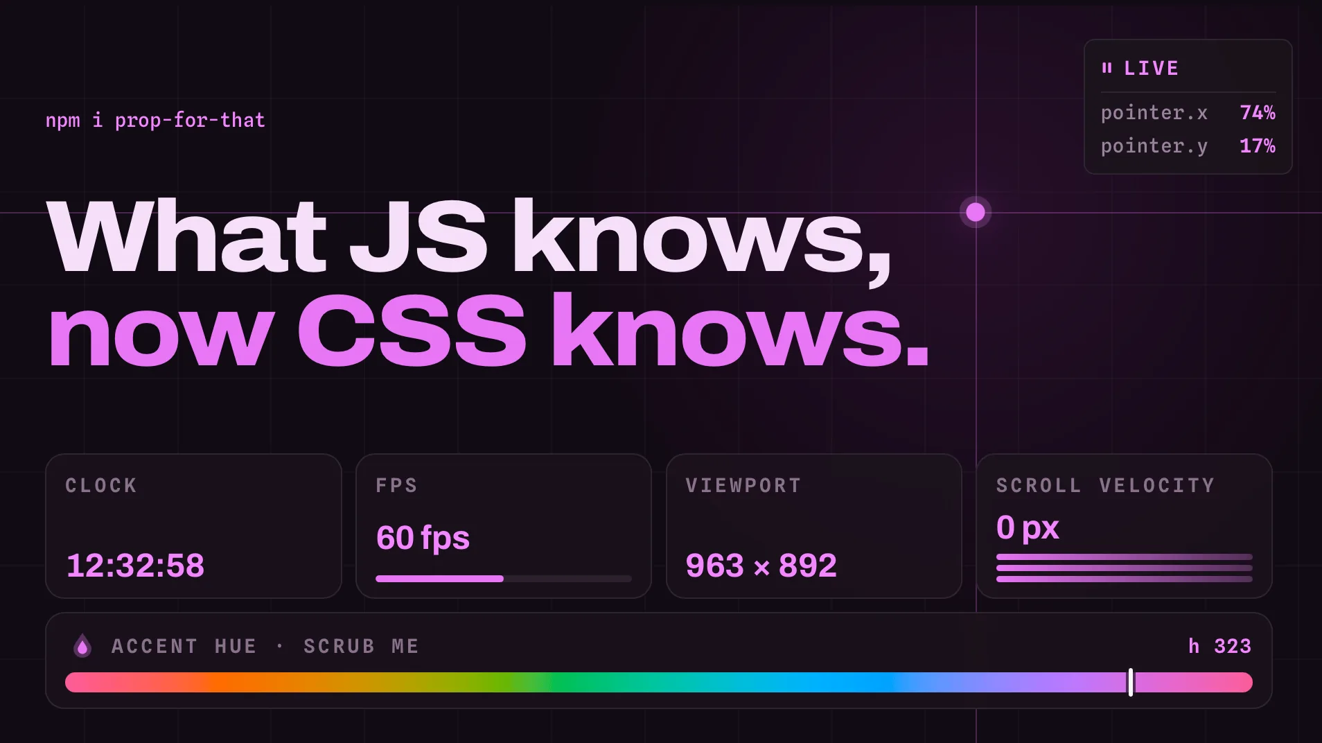 Prop For That: CSS'in Sınırlarını Zorlayan Devrimsel Bir JavaScript Kütüphanesi