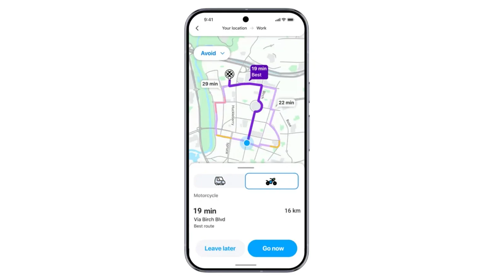 Waze, Motosiklet Sürücüleri İçin Yapay Zeka Destekli Yeni Özellikler Sunuyor