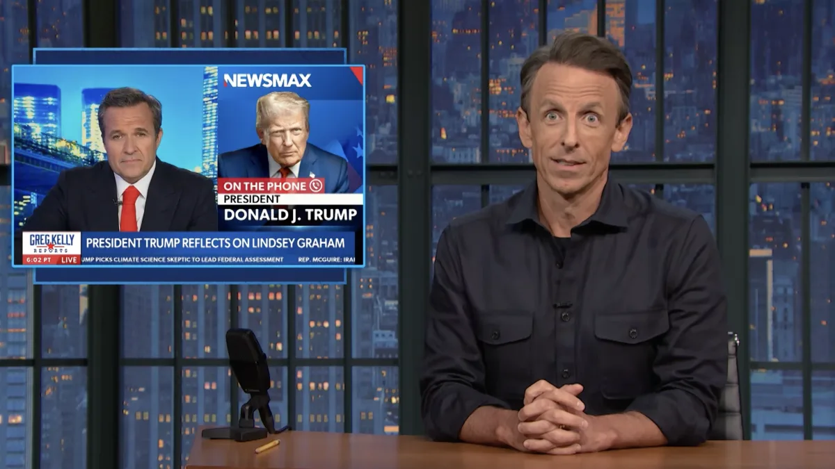 Seth Meyers'ten Trump'a Lindsey Graham Tepkisi: 'Normal Olsana!'