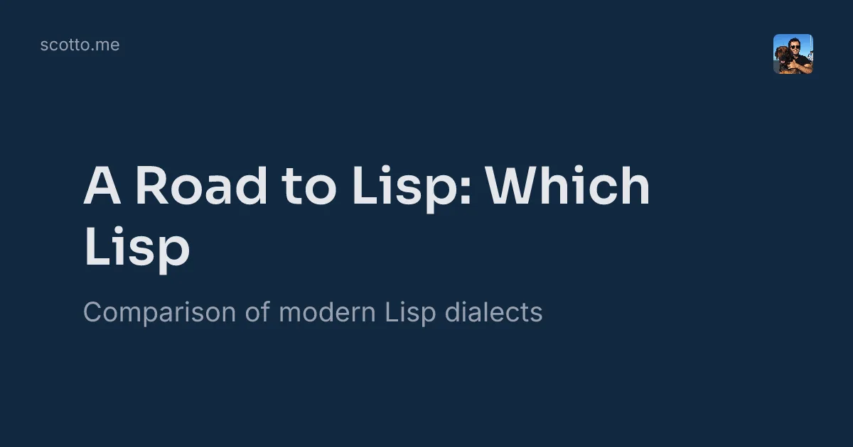Lisp'e Giden Yol: Hangi Lisp'i Seçmeli?