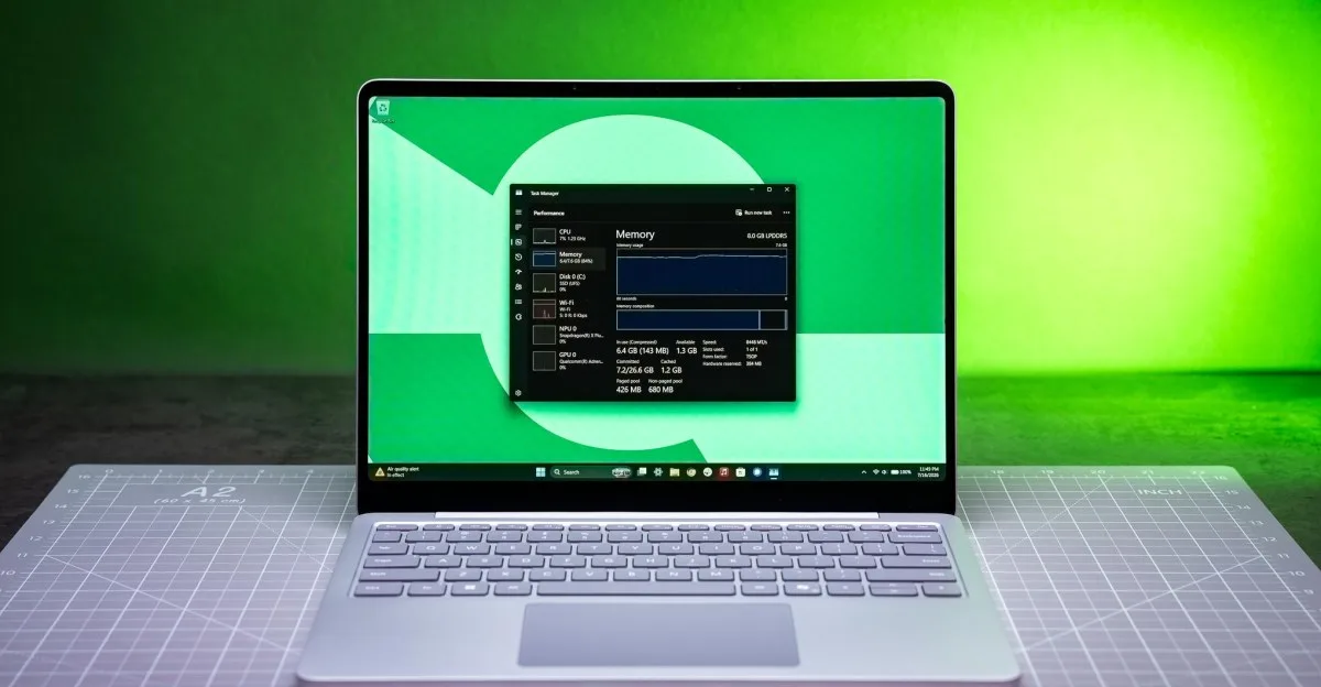 Microsoft bile Windows 11'i 8GB RAM ile akıcı çalıştıramıyor: Surface Laptop testi