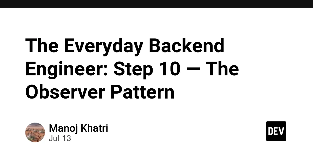 Node.js'te Observer Pattern ile Event-Driven Mimaride Gevşek Bağlılık