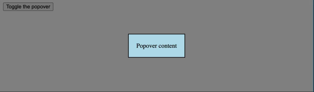 HTML Popover Özelliği ile Yerel Modal Oluşturma: Artık jQuery veya Bootstrap Gerekmez