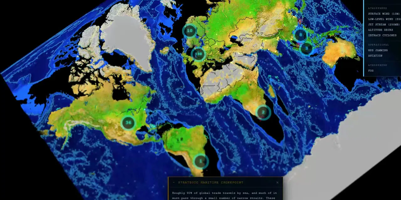 3D Mercator Haritası ile Gerçek Zamanlı Uçak, Gemi ve Uydu Takibi: VANGUARD1