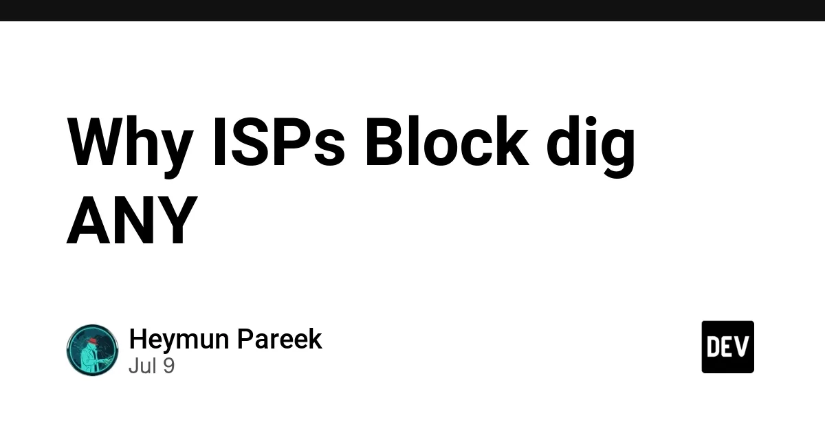 İSS'ler Neden 'dig ANY' Sorgularını Engelliyor? DNS Amplification DDoS Saldırılarına Karşı Koruma