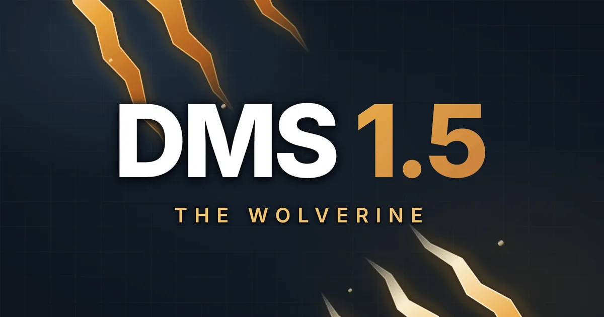 DMS 1.5 'The Wolverine' Çıktı: Çerçeve Modu, Takvim Entegrasyonu ve Yüzlerce Yenilik