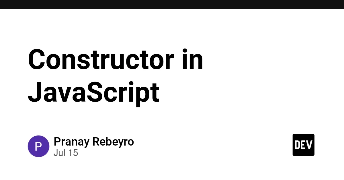 JavaScript Constructor (Yapıcı) Fonksiyonlar: Nesne Oluşturmanın Pratik Yolu