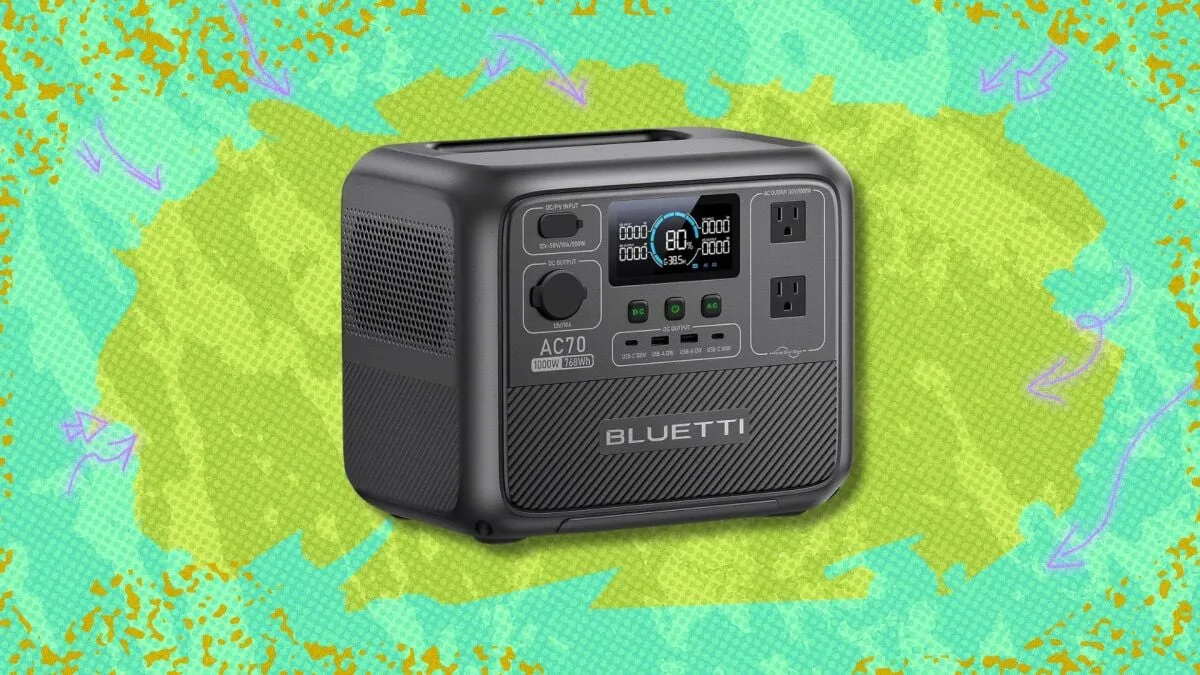 Bluetti AC70 Taşınabilir Güç İstasyonu Amazon'da Yüzde 23 İndirimle Sadece 329 Dolar